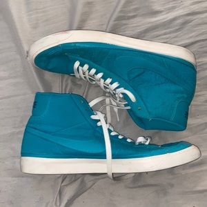 Vintage Baby Blue Nike Blazers